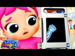 My Body Has A Skeleton | Animal Learning Videos | Little Angel Kids Songs & Nursery Rhymes