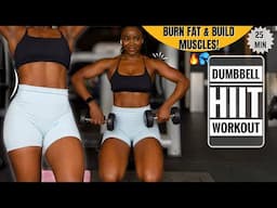 25 MIN INTENSE FULL BODY DUMBBELL HIIT Workout | Build muscles & Burn Fat, NO REPEAT EP-13