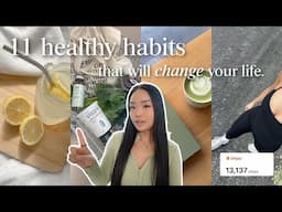 11 healthy habits to GLOW UP for 2025 🌱 | how to LEVEL UP every part of your life