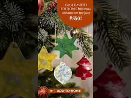 Christmas ornament bundle at shopITOOH. #addtohome #style #decoration #upcycling #art #onlineshop