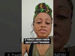 3 things that I wish I knew about heat training my natural hair. #straightnatural