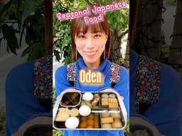 A Japanese girl shares a seasonal Japanese hot pot, ODEN from the convenience store