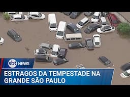 Fortes chuvas voltam a causar estragos em São Paulo | #SBTNews (11/02/25)