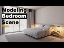 Modeling Interior In 3ds Max | Bedroom rendering workshop