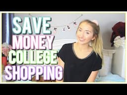 How to SAVE MONEY Dorm Room Shopping!