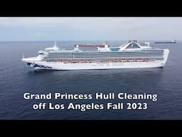 The Grand Princess at Anchor off Los Angeles