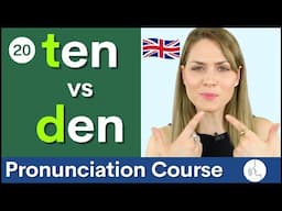 Practice Your English Pronunciation /t/ vs /d/ Sounds | Course #20