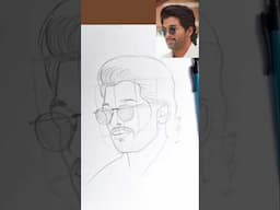 Pushpa Allu Arjun Drawing