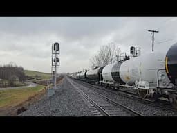 Fast moving manifest train with NS 911 Engine.