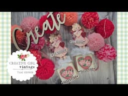 Be Mine VALENTINE fairy Paper-crafting tutorial with kit available VALENTINE decoration CRAFTING