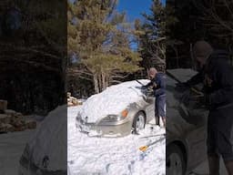 Car Buried in Ice and Snow for Two Weeks