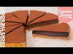 Chocolate & Caramel Tart | Cooks The Books | Cupcake Jemma