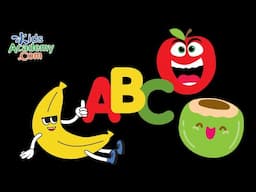 Learn the ABC with DANCING FRUIT | Kids Academy