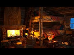 Relaxing Blizzard in a Cozy Winter Hut / Deep Sleep, fall Asleep, from Insomnia, Sleep Better