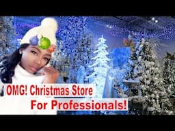 Christmas Decor Shop with Me holiday tour Christmas Decorations for Professionals Decorate with