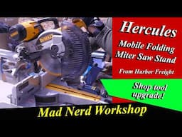 Hercules Miter Saw Stand from Harbor Freight - Assemble and First impressions.