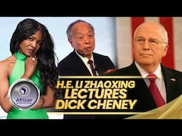 Without Any Notes H.E. Li Zhaoxing Lectures Dick Cheney on American History in Arab Forum