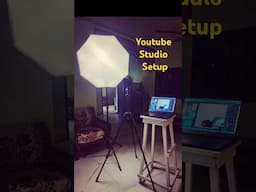 My YouTube Studio setup #studio #setup #recordingvideo #contentcreator #contentcreation