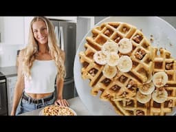 HOMEMADE WAFFLES RECIPE (Easy, Vegan & High Protein)