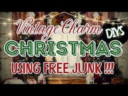 Turn Junk Into Christmas Treasures🔥🎄🎄Easy Fresh Ideas DIY Christmas With Free Items‼️