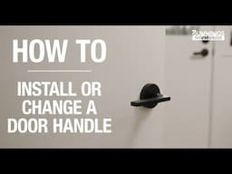 How to install a door handle - Bunnings Warehouse