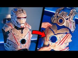 Building a Cardboard Iron Man Suit || The CHEST!