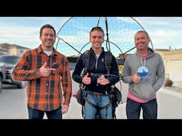 He Won The Giveaway Paramotor!!!