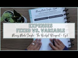 FIXED and VARIABLE EXPENSES | BUDGET METHOD | HOW TO BUDGET |  BUDGET FOR BEGINNERS | BUDGET 101