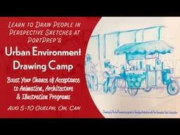 Urban Environment Drawing Portfolio Camp for Teens!