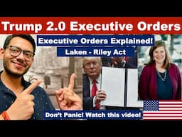 Donald Trump Signs Executive Orders targeting Immigration | Birthright Citizenship #trump #usa