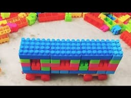 Satisfying DIY BUS /ASMR Building Blocks/ block game /Lego block #asmr#asmrsounds#buildingblocks