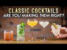 Every Bartender Should Know How to Make These Classic Cocktails!