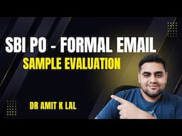 SBI PO Email writing - Sample Evaluation