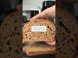 Three tips for a nicer crumb #wholewheatsourdough #freshlymilled #wholewheatbread