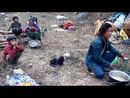 shepherd kitchen and shepherd people in the Himalayan Nepal || shepherd life @shepherdlifeofnepal