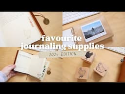 my favourite stationery & journalling supplies ✸ 2024 edition