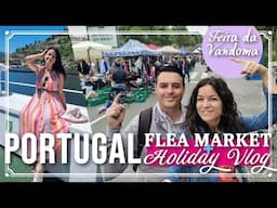 FLEA MARKET in PORTO - PORTUGAL + Sightseeing Portugal | Travel Vlog