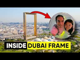 😧 WALKING ON A PIECE OF GLASS INSIDE DUBAI FRAME!