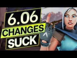 NEW PATCH 6.06 is A DISGRACE - NEW REWARDS SYSTEM, NEW SKINS and NERFS - Valorant Update