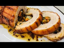 Ultimate Stuffed Pork Belly | How to Stuff Pork Belly | Making Crispy Crackling