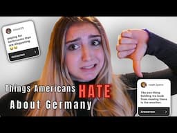 Things Americans HATE About Germany