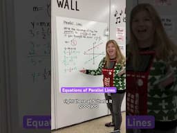 Equations of parallel lines #iteachalgebra #math #iteachmath #teacher #mathematics #algebra