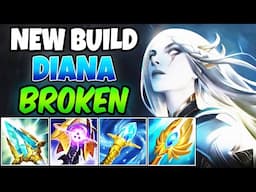 THIS NEW DIANA BUILD IS UNFAIR  - AP OFF TANK DIANA MID - League of Legends