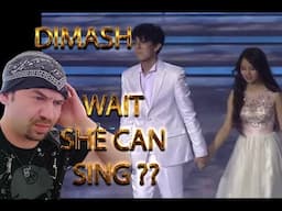 DIMASH AND HIS SISTER FIRST TIME ON STAGE! ALL BY MY SELF (REACTION)