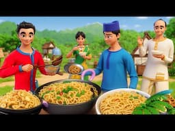 मदन नूडल वाला कहानी - Madan Noodle Seller Story in Hindi | Animated Hindi Moral stories | Maa Maa Tv