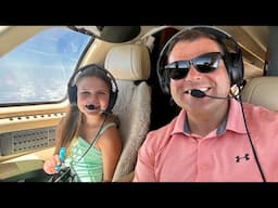 9 Year Old Co-Pilot - Private Jet Dallas to Houston: Beach Trip Part 1