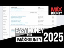 How To Make Money on Maxbounty For Beginners! (STEP BY STEP) 2025