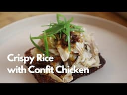 Crispy Sushi Rice with Confit Chicken – Golden, Crunchy, and Irresistible!