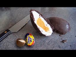 Giant Cadbury Creme Egg (w Tempered Chocolate)