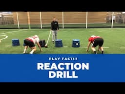 Defensive Line Fundamentals:  Play Fast Using the Reaction Drill